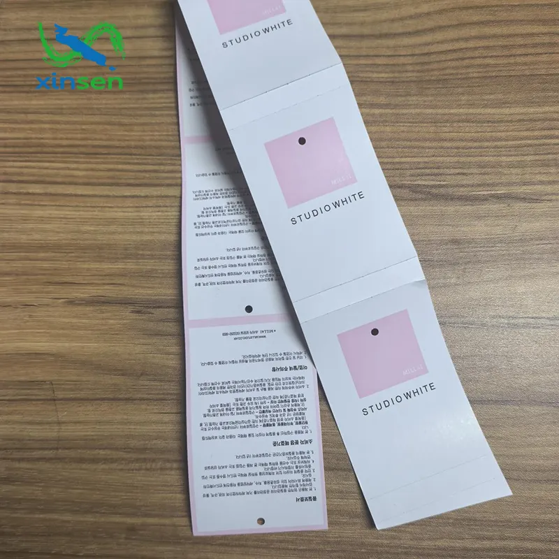 Etiquetas para pendurar roupas