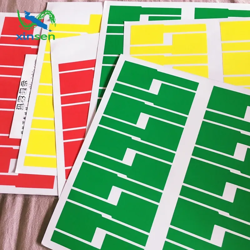 Etiqueta colorida do cabo de carregamento