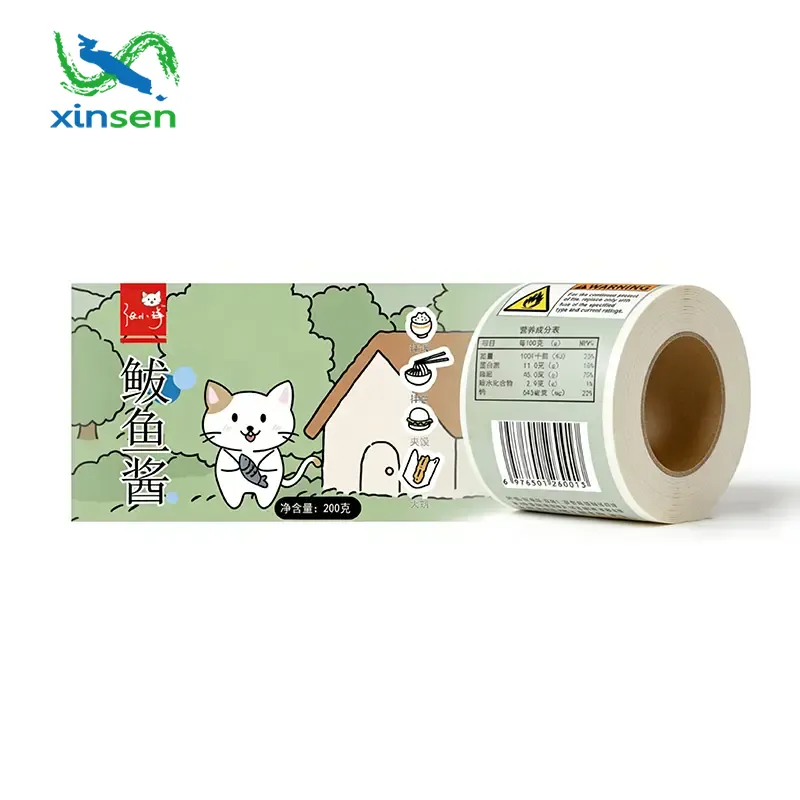 Etiqueta à prova d'água para alimentos congelados