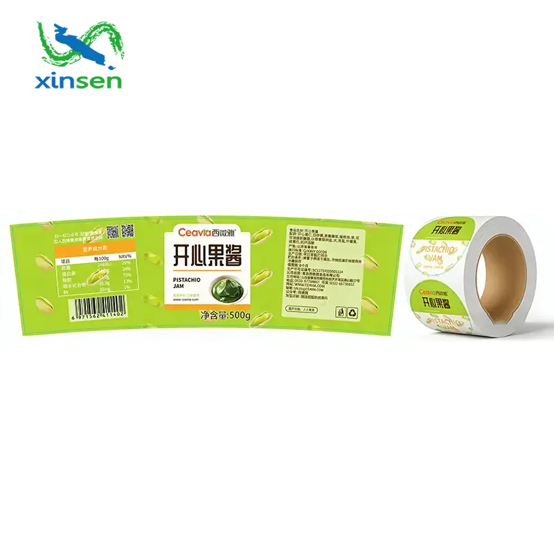 Etiqueta anti-manchas para garrafa de especiarias de vidro