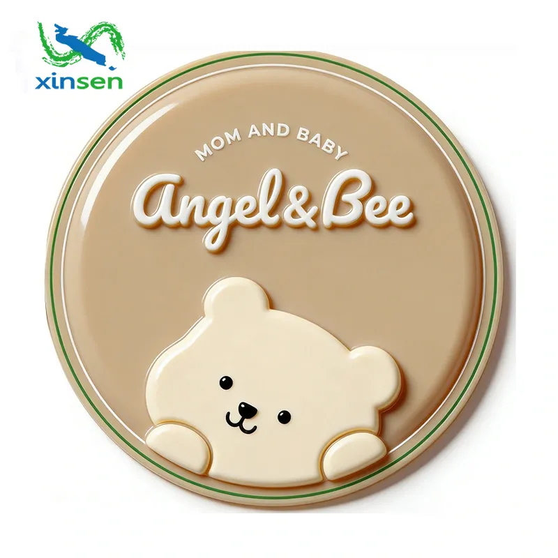 Etiqueta de brinquedo de plástico